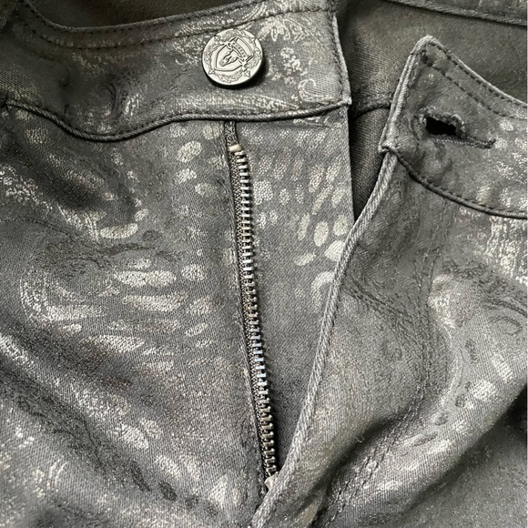 Rudsak black paisley print jeans size 29 - Picture 12 of 15